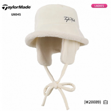 TaylorMade保暖漁夫帽(附耳罩/白)#2008901